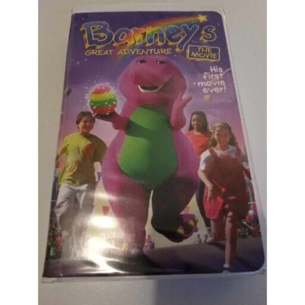 Barney's Great Adventure VHS Tape, His first Movie Ever✨